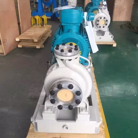 API610 Oh2 Fze Overhung End Suction 화학 공장용 원심 오일 펌프